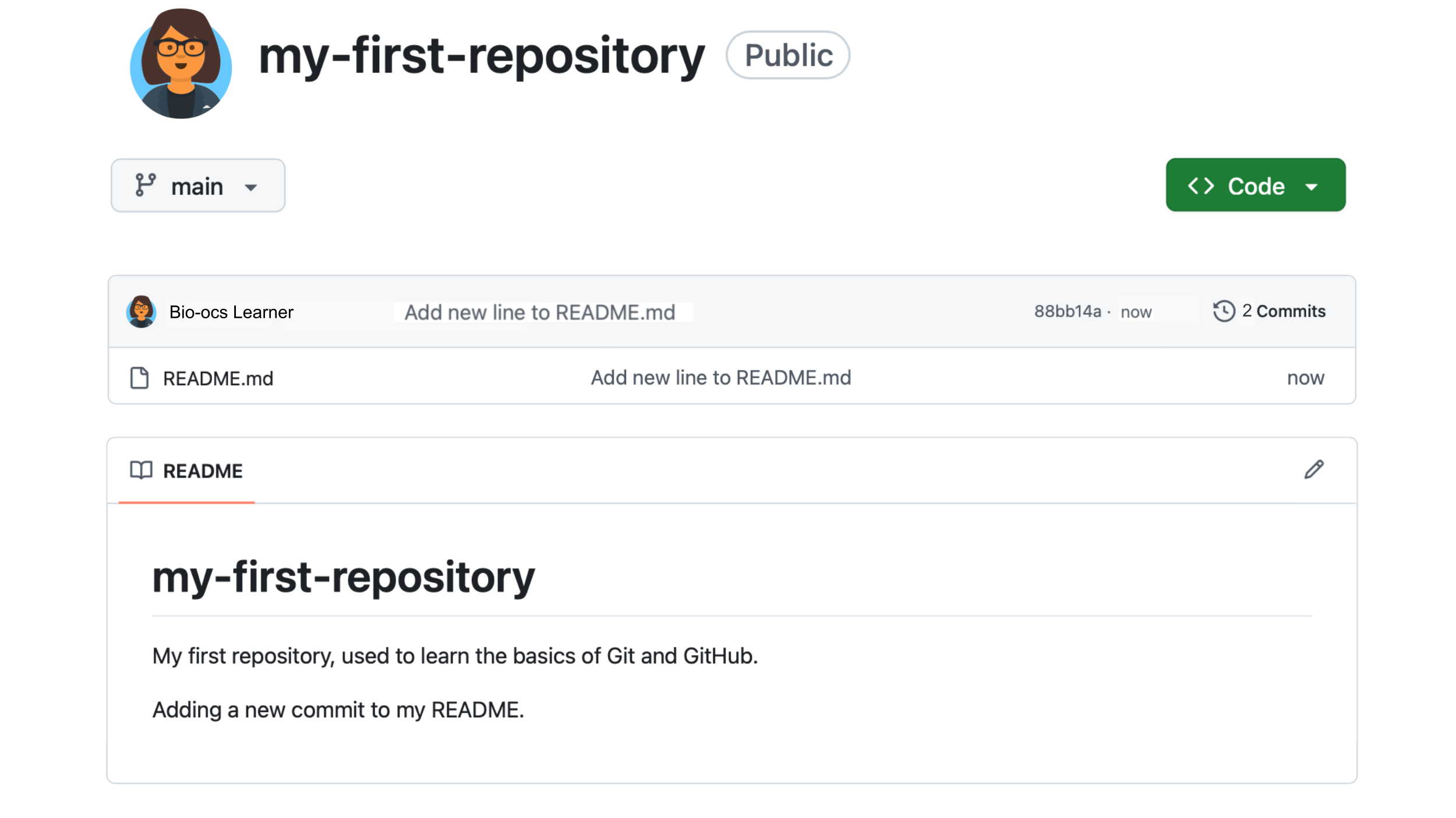 Image of first repository