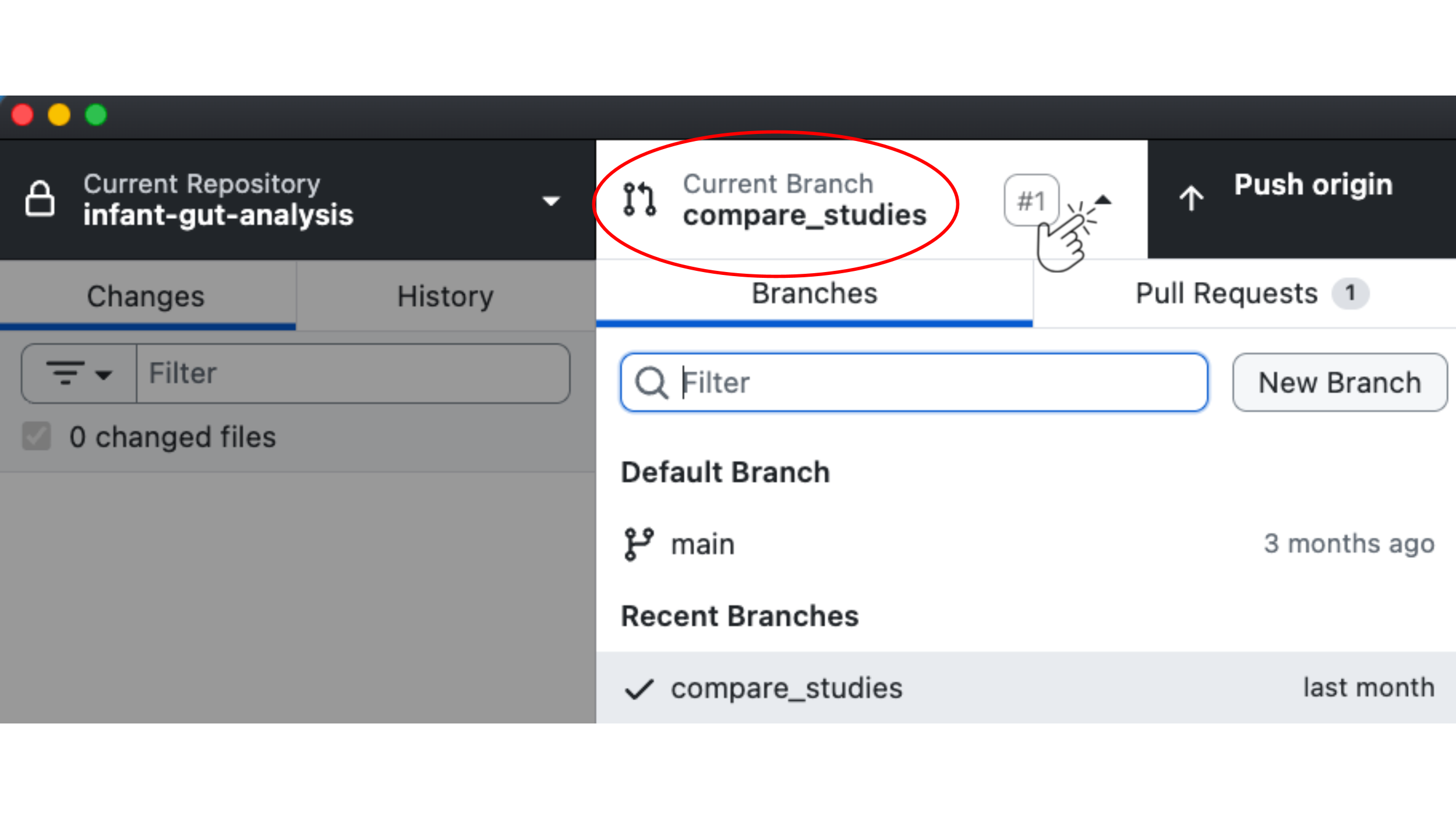 Creating first repository