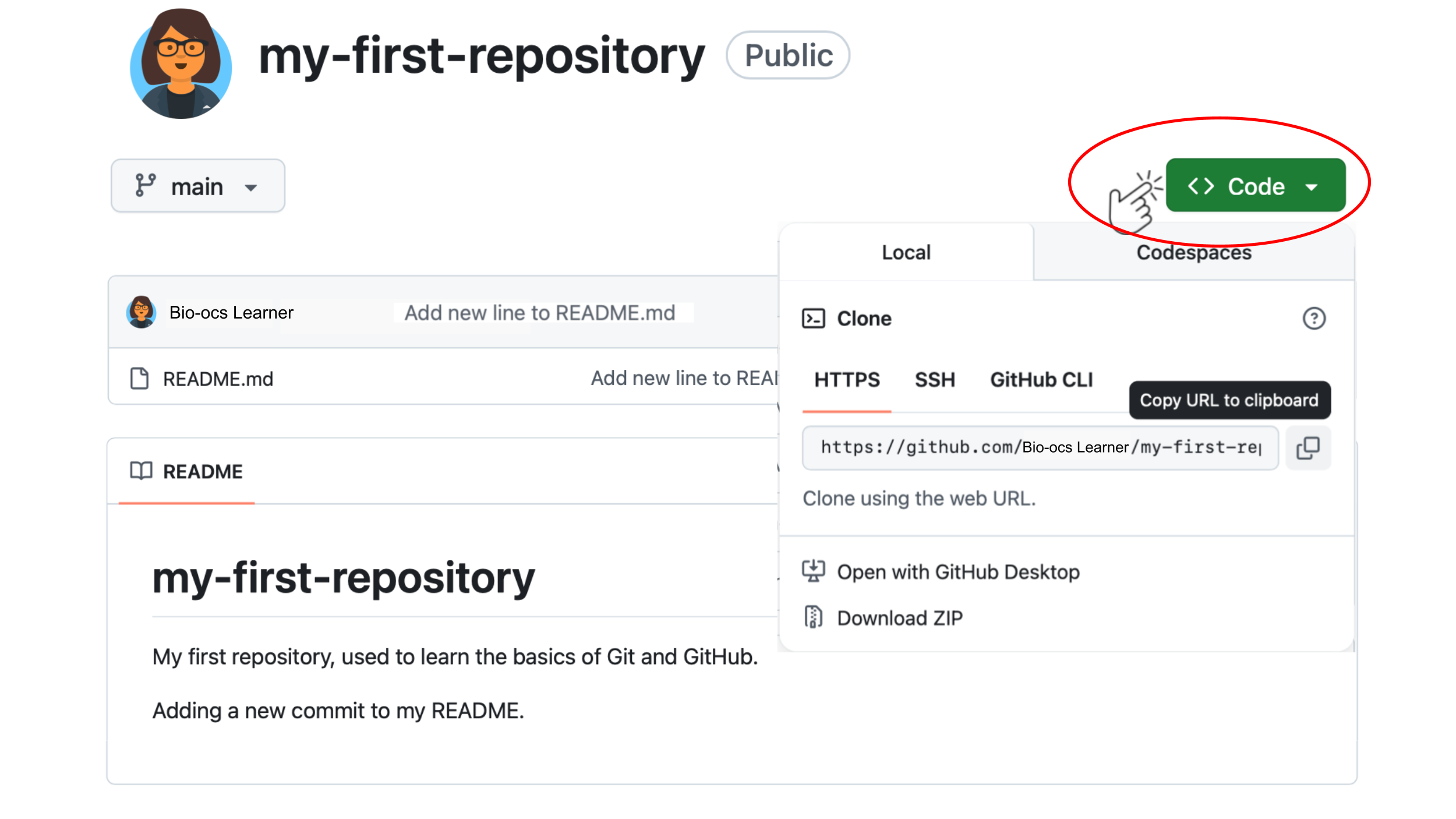 Cloning repo